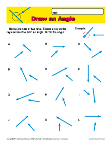 Angle Worksheet Problems