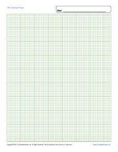 Printable Graph Paper 1 8 Inch Grid Free Blank Template